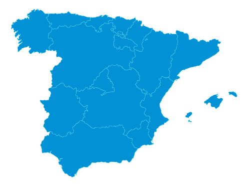 Map of spain